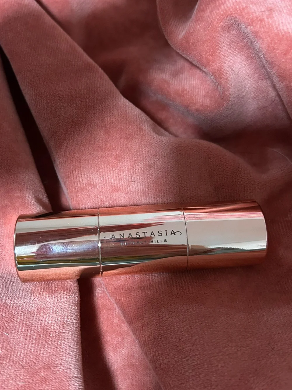 Anastasia Beverly Hills Stick Blush - nectarine – swatched once
